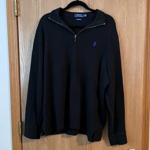 Black Quarter Zip - Polo